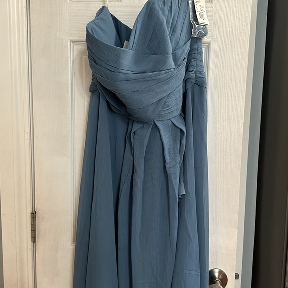Steel Blue Bridesmaids dress - Picture 6 of 6